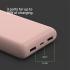 Belkin BoostCharge, USB C Power Bank 20000mAh w/ 2xUSB-A Ports, 15W, iPhone 17, Air, Pro, Samsung Galaxy S25, iPad, Nintendo Switch 2, Google Pixel 10, etc. - Pink